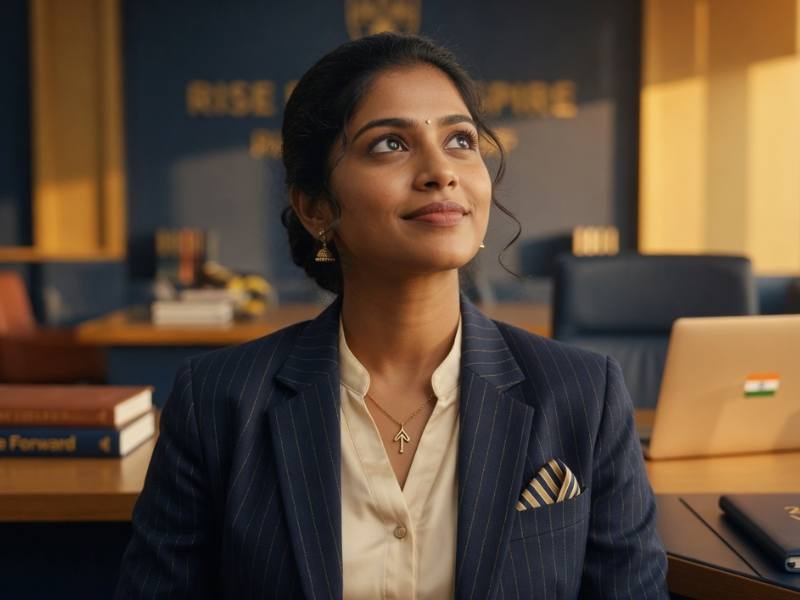 Young Indian professional looking ahead at career options in India 2026