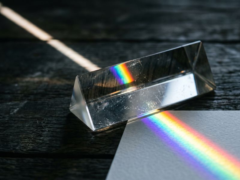 Light splitting into a spectrum, symbolising a psychometric career assessment revealing multiple dimensions